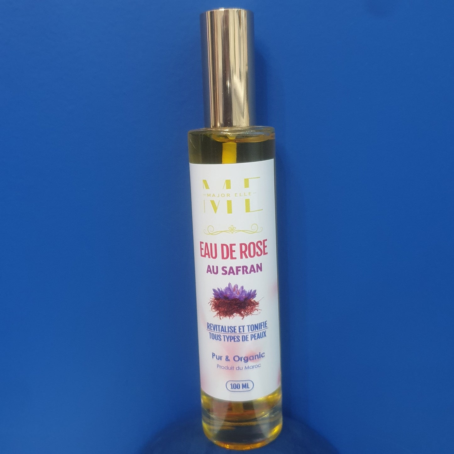 Eau de Rose au Safran -100ml Pure & Organic