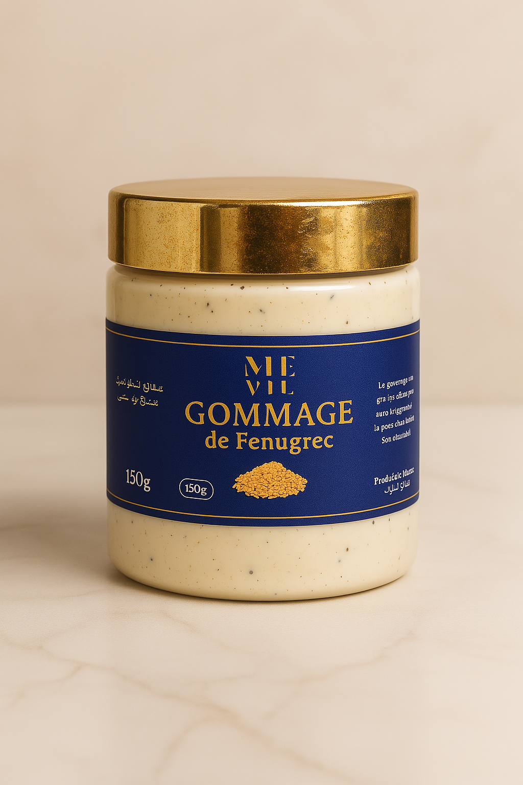 Gommage au Fenugrec – Soin Éclat et Anti-Âge pour le Visage