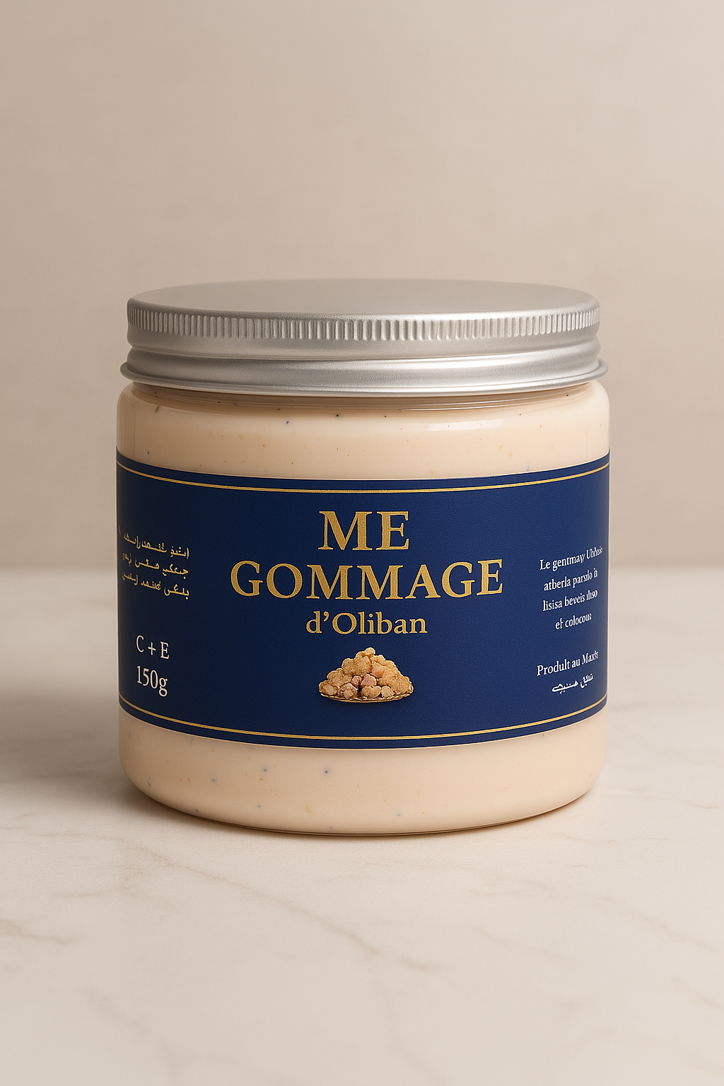 Gommage Visage à l’Oliban – Soin Purifiant et Régénérant