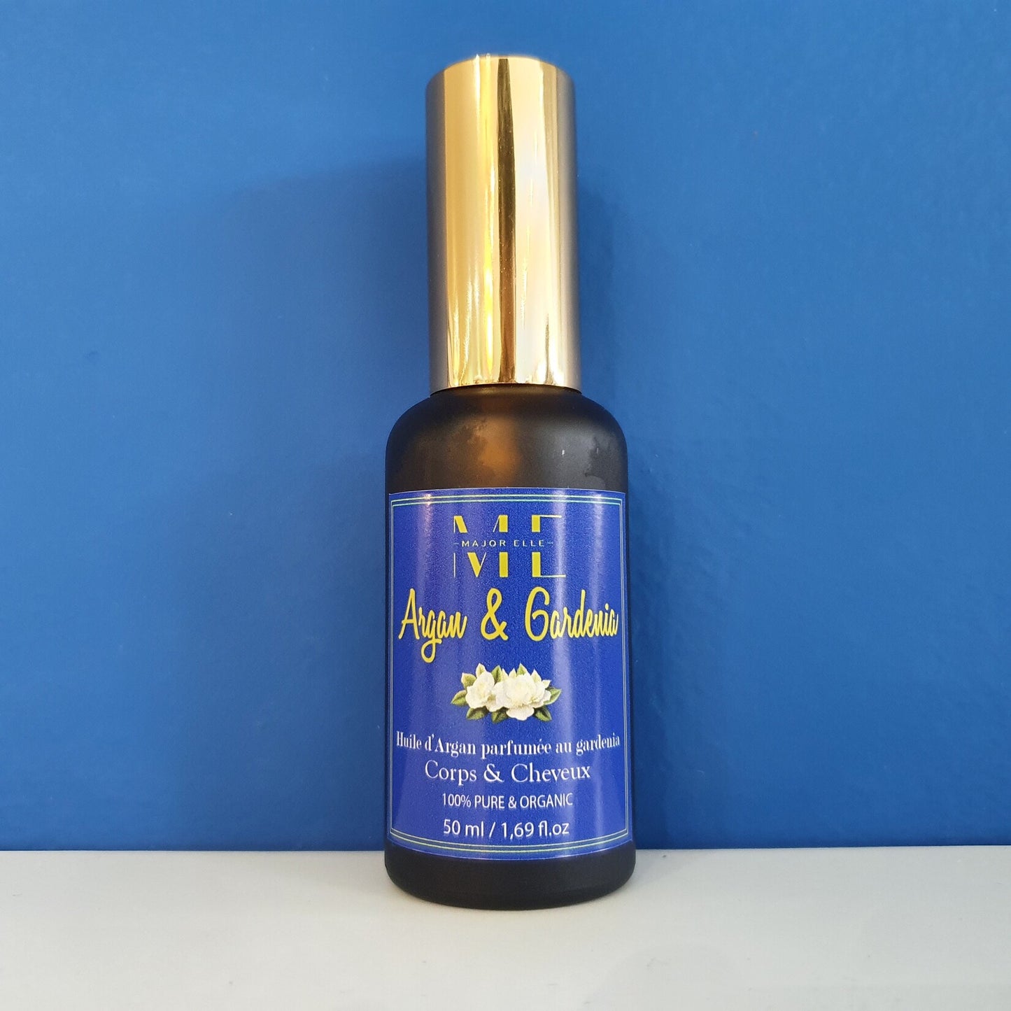 Huile d'Argan parfumée au Gardénia -50ml 100% BIO
