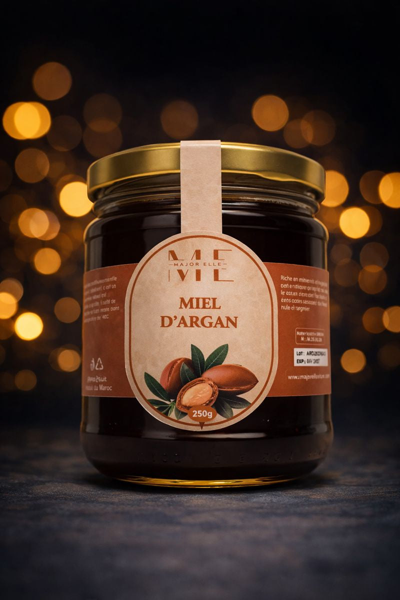 Miel d’arganier naturel Major’Elle 250 g
