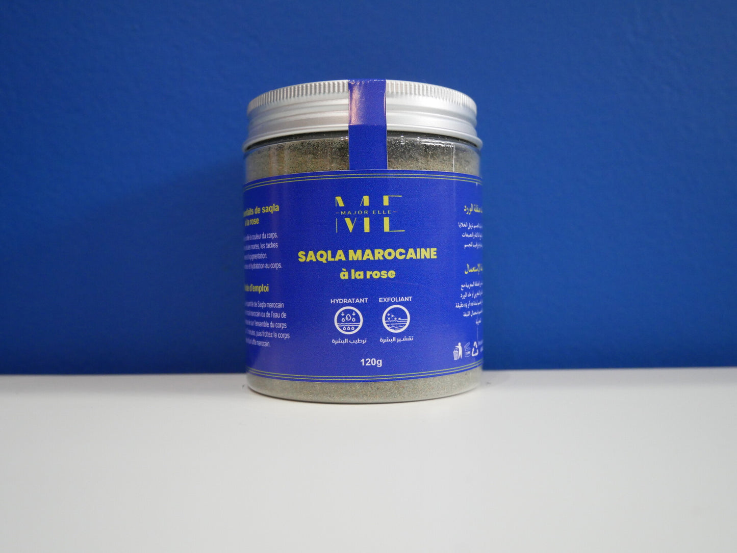 Gommage corps aux herbes aromatiques et à la rose de Damas-120g
