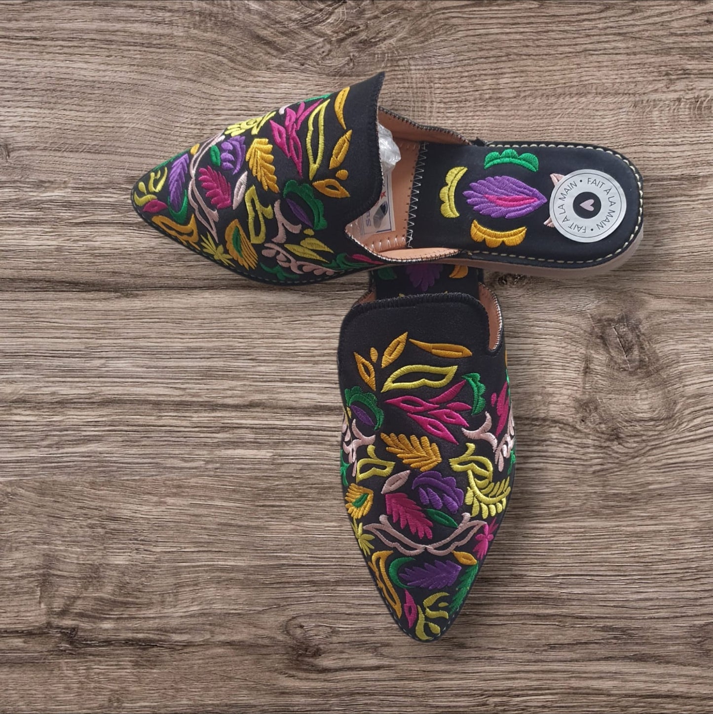 Babouches Brodées Fait Main – Qualité Artisanale de Fès