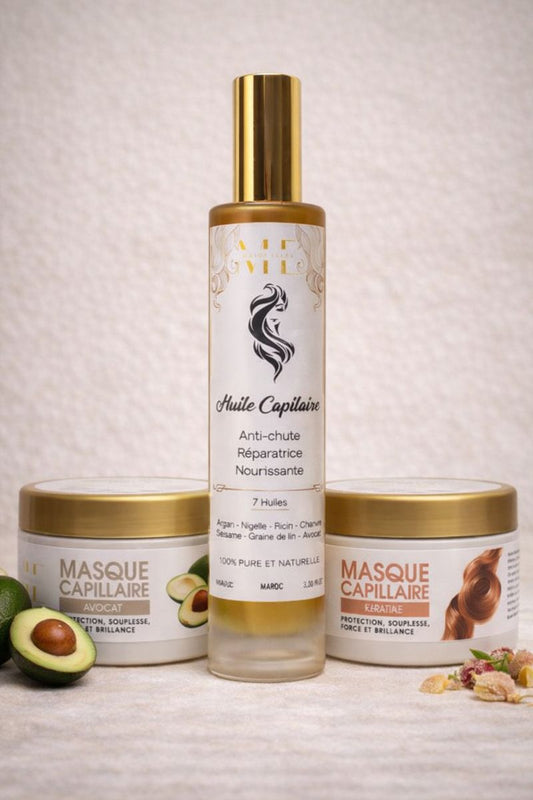 Coffret Cheveux Sublimes – Rituel Nutrition & Brillance