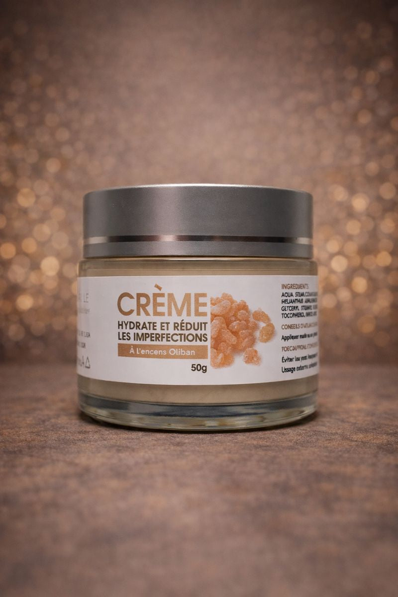 Crème à l’Oliban – Anti-âge & Éclat Naturel – 50g