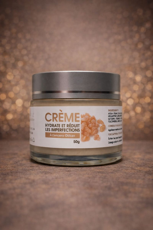 Crème à l’Oliban – Anti-âge & Éclat Naturel – 50g