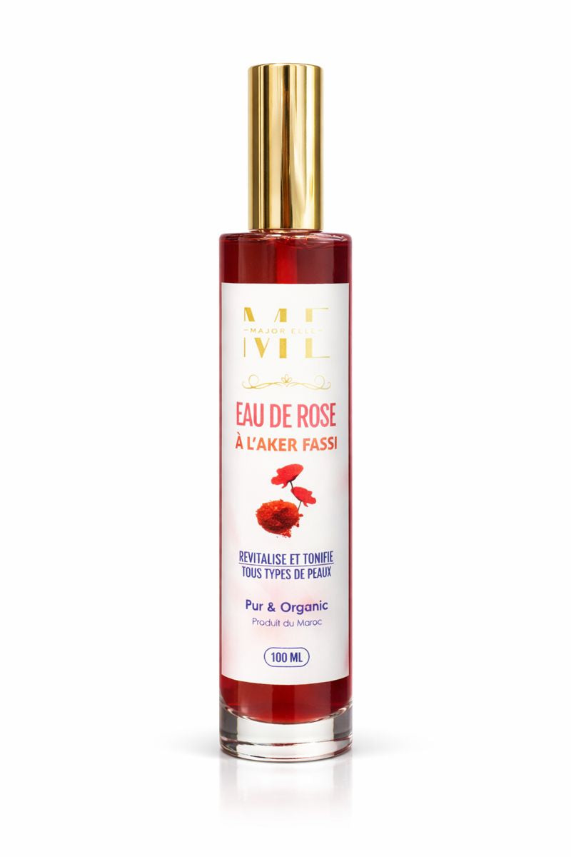 Eau de Rose Coquelicot & Écorce de Grenade 100 ml – Soin Anti-Oxydant & Peau Apaisée