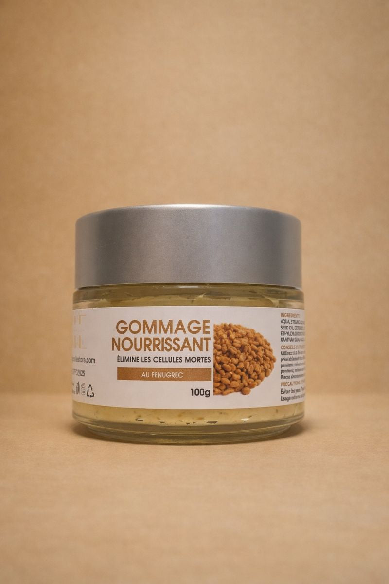 Gommage au Fenugrec – Soin Éclat et Anti-Âge pour le Visage-100g
