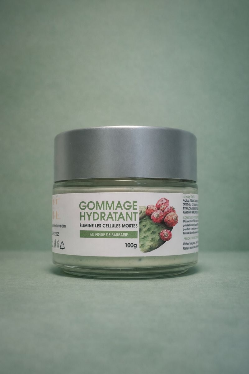 Gommage Visage à la Figue de Barbarie – L’allié Anti-Âge et Éclat de la Peau-100g