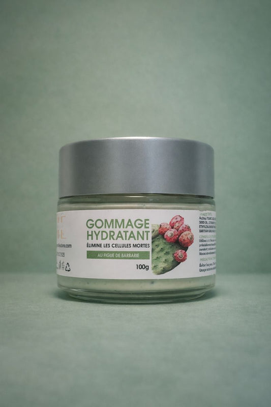 Gommage Visage à la Figue de Barbarie – L’allié Anti-Âge et Éclat de la Peau-100g