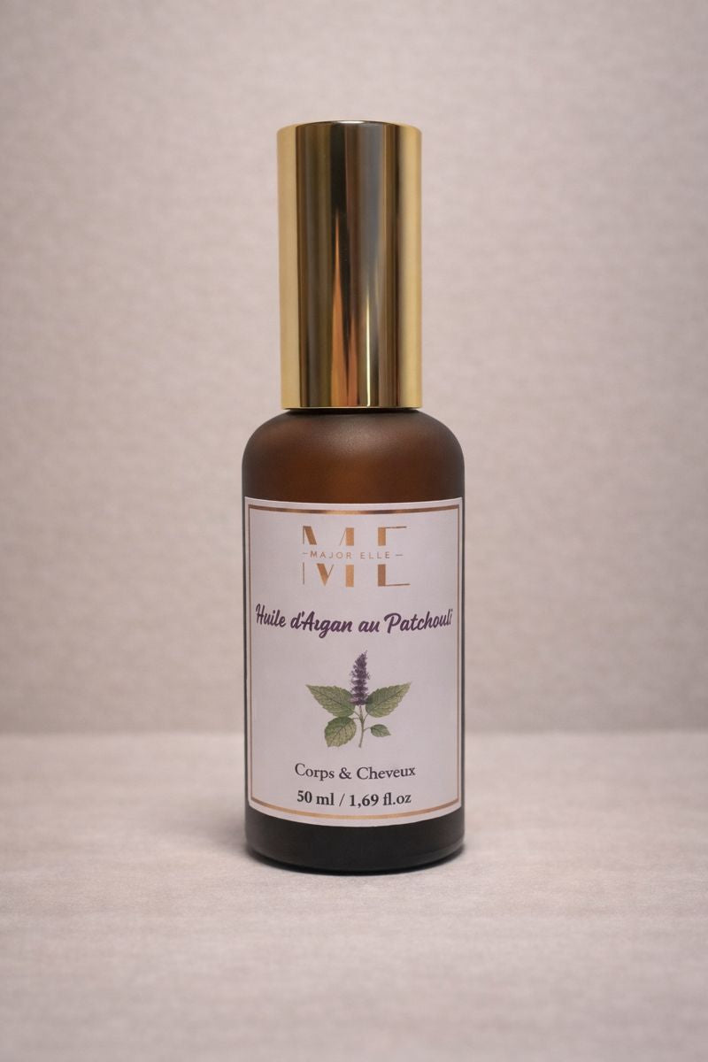 Huile d'Argan parfumée au Patchouli -50ml