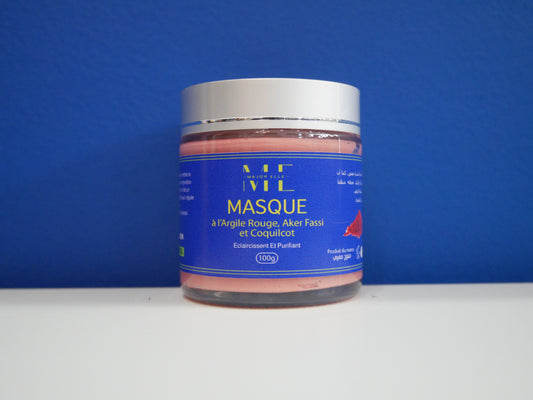 Masque Argile Rouge et Coquelicot- 150g