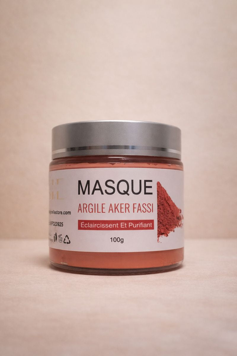 Masque Argile Rouge Grenade et Coquelicot- 100g