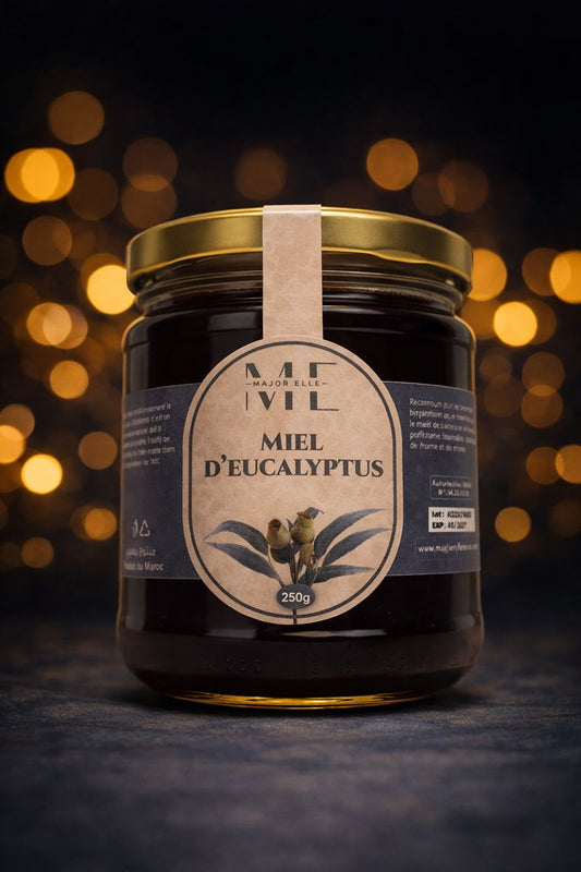 Miel d’eucalyptus naturel Major’Elle 250 g
