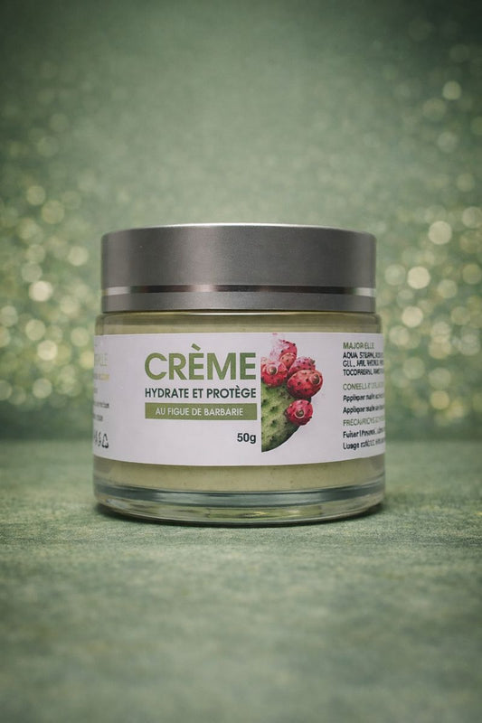 Crème à la figue de barbarie et huile d’argan Major’Elle 50 g – soin visage régénérant
