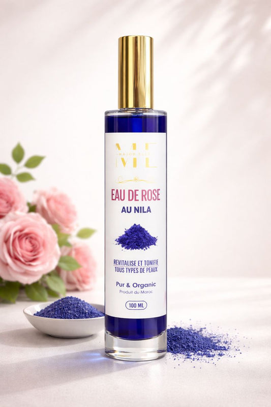 Eau de Rose au Nila 100 ml – Tonique Visage Naturel Éclat & Teint Unifié