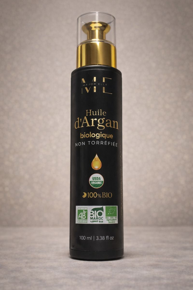Huile d’Argan Pure 100 % BIO – flacon verre 100 ml
