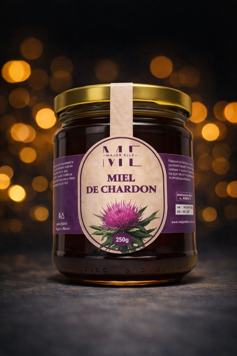 Miel de Chardon Naturel – pot 250 g
