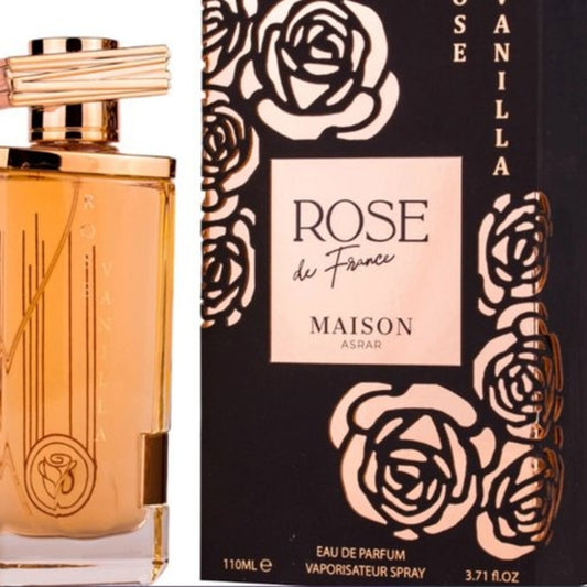 Rose Vanilla – Parfum pour femme Maison Asrar 110 ml | Élégance florale et gourmande