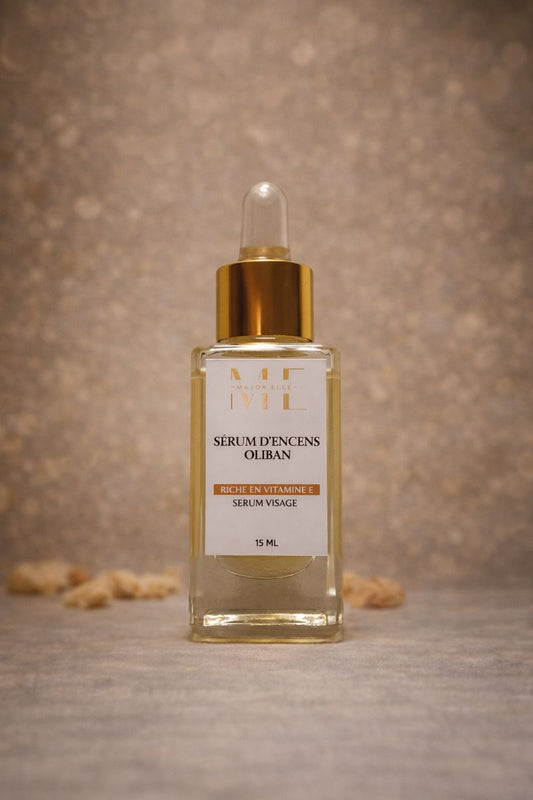 Sérum Anti-Âge Naturel à l’Oliban – flacon verre 15 ml
